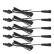 thumbnail image 3 of 5 Pcs 3.3ft Deck Light Extension Cable 2 Pin Ip67 Waterproof Extension Cord Male Female Connector For Outdoor Banmo, 3 of 5