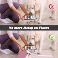 thumbnail image 5 of Esteras De Comida Para Perros Para Pisos Esteras Impermeables Para Cuencos De Agua Para Gatos Alimentación De Mascotas Estera Absorbente Manteles Individuales Para Alimentos Y Agua Bohemia Rosa 12 * 2, 5 of 5