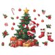 thumbnail image 2 of Decoraciones Navideñas XWSHYW Árbol de Navidad Papá Noel, Caja de Regalo de dulces, Pegatinas de pared, 2 of 6