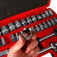 thumbnail image 2 of 32pcs Heavy 1-2" Inch Combinational Ratchet Socket Set | Wrench Spanner Tool Goti Set With Carry Box For Automobiles, Bike, Car Repair Tool Kit Socket Set | Stainless Steel Tool Kit, 2 of 5
