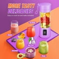 thumbnail image 2 of Binwennn Portable For Shakes And 6 Juicer Cup For USB Rechargeable Personal With One Touche Operation Shake Smoothie For Kitchen Travel And Sport Stands for Kitchen Appliances Whipping compatible with, 2 of 8