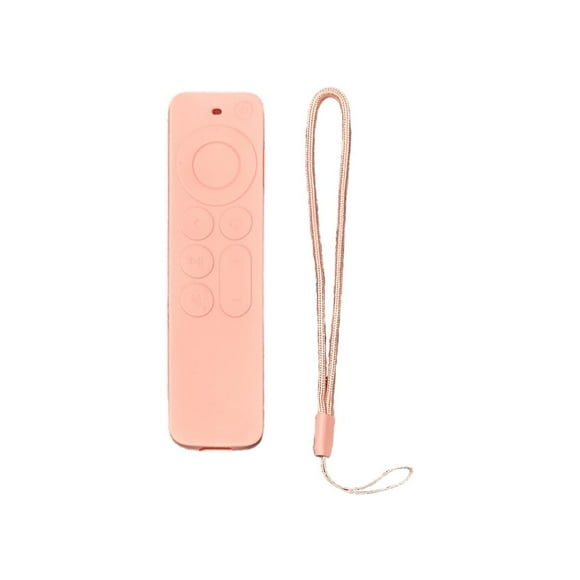 Funda cobertura total Para Apple TV Siri Remote 4k Rosa rosa 13