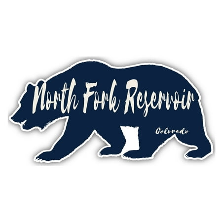 

North Fork Reservoir Colorado Souvenir 3x1.5-Inch Fridge Magnet Bear Design