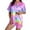 B-Hot Pink, variant on Pajamas For Women Set Casual 2 Piece Outfits Short Sleeve V Neck Shorts Set Sleepwear Loungewear Nightwear Nightclothes Homewear