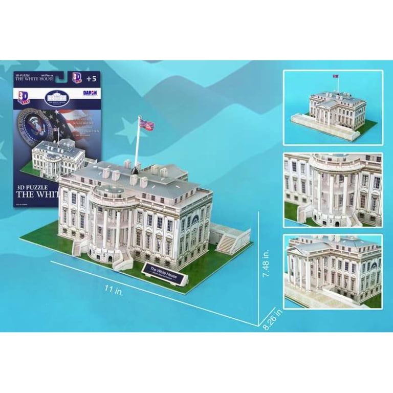 3D Puzzle Jefferson Memorial Washington USA Mittel Cubic Fun 