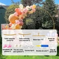 thumbnail image 2 of Arco Globos de Bodas con Base 2M, Kit de Marco Circular de Globos Metal Dorado Soportes de Fondos Redondo para Fiesta, Gran Aro Desmontable para Decoraci&oacute;n de Floral Ceremonia Cumplea&n, 2 of 7