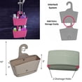 thumbnail image 4 of Evideco Wall Shower Caddy Plastic Basket with Hanger, 4 of 6