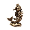 thumbnail image 3 of Figura de princesa de latón, estatua de princesa mediterránea, decoración vintage para el hogar, estante de porche, armario, recuerdos,, 3 of 9