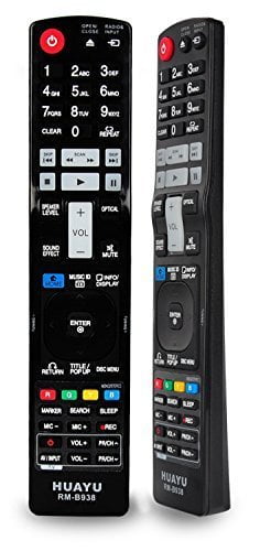 Huayu For Lg Blu Ray Dvd Player Remote Control For Lg New On The Market Universal For Lg Brand Remote Control Replaces Many Original Equipment Lg Blu Ray Remotes Some Of Supported Models Akb7297