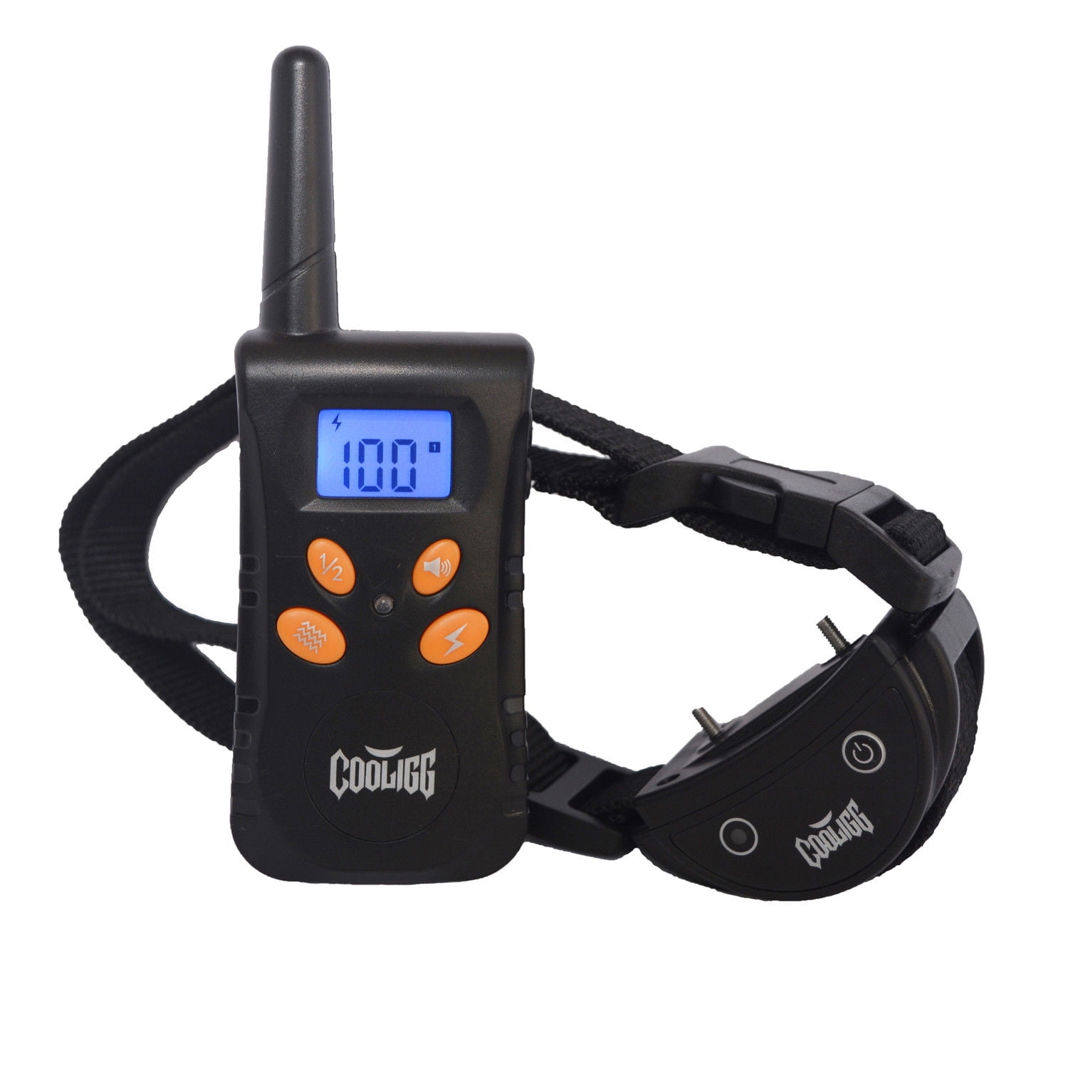 Cooligg Electric Remote Dog Training Shock Collar Waterproof Rechargeable LCD by