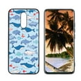 thumbnail image 1 of Compatible with LG X4 Phone Case, whale-fish-91 Case Silicone Protective for Teen Girl Boy Case for LG X4, 1 of 1