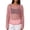 Pink #1, variant on WULMLEO Crochet Tops for Women Summer Beach Swim Cover Ups Knit Beach Cover Up Short Sleeve Hollow Out Shirts White M