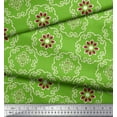 thumbnail image 3 of Soimoi Georgette Viscose Fabric Damask Ethnic Print Fabric by the Yard 42 Inch Wide, 3 of 3