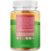 Plant Based Kids Multivitamin Gummies - Multivitamin for Kids Immune Support with Vitamins A, C, D3, E, B6 & B12, Zinc & Iodine - Children's Vitamins Chewable Formula for Strong Health - 90 Count