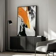 thumbnail image 2 of Black and White Orange Abstract Canvas Wall Art, Modern Art Prints Paintings Artwork for Walls, Abstract Pictures for Living Room Hallway Bedroom Office Bathroom Wall Decor, 2 of 6