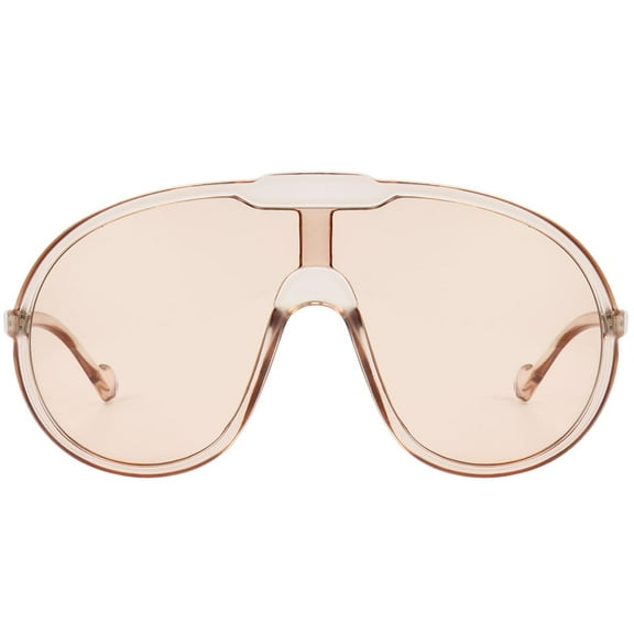 Trendy Oversized Sunglasses for Women Men Fashion Shield Aviator Sun Glasses UV400 Protection Goggles