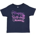 thumbnail image 3 of Inktastic Purple Happy Birthday Mommy Boys or Girls Baby T-Shirt, 3 of 5