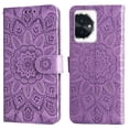 thumbnail image 4 of Funda tipo cartera GANGXUN para Honor 100 , diseño girasol, cuero PU, soporte, cierre magnético, tarjetero, 4 of 5