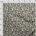 thumbnail image 3 of oneOone Georgette Viscose Light Brown Fabric Floral Sewing Craft Projects Fabric Prints By Yard 42 Inch Wide, 3 of 4