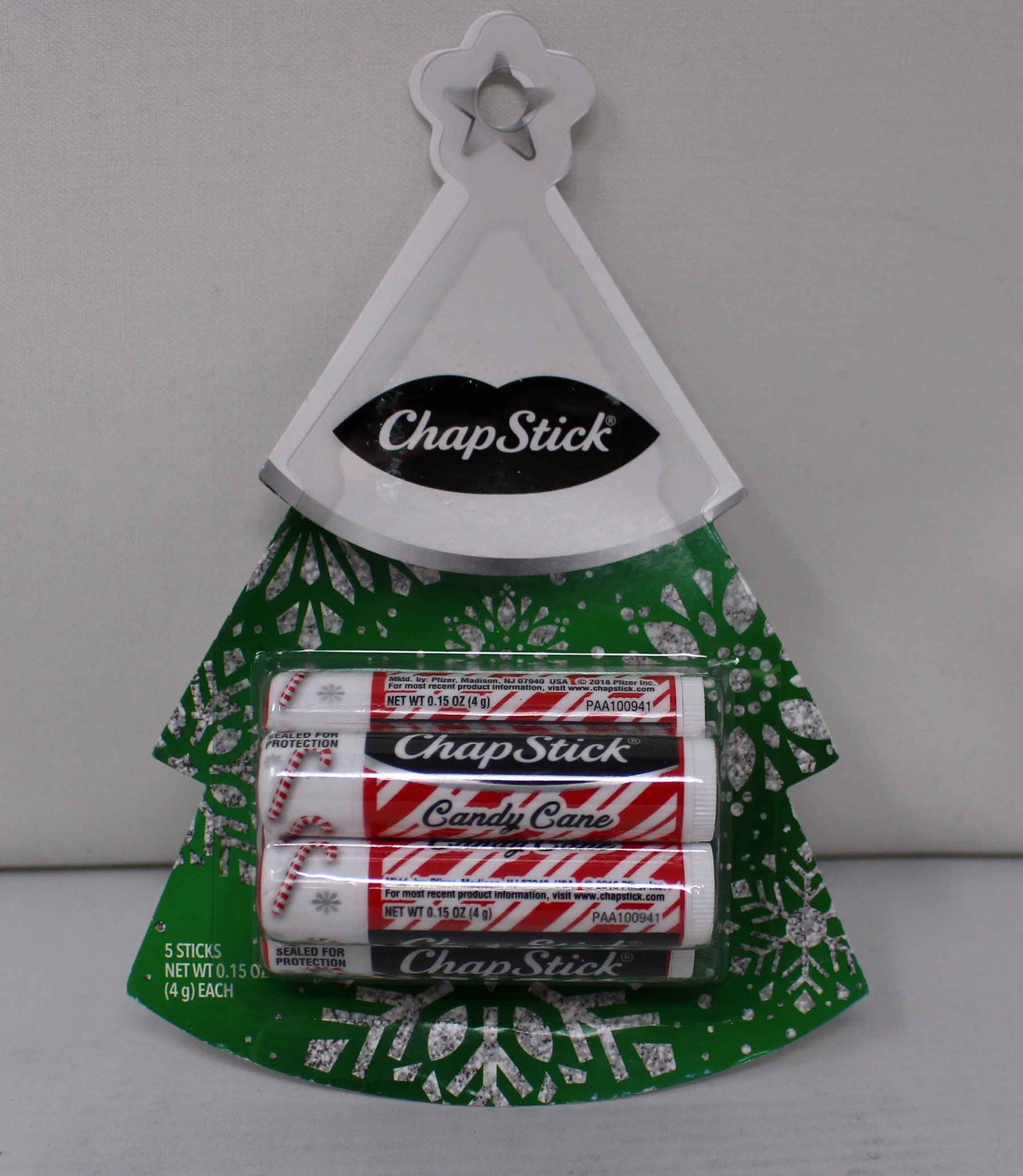 ChapStick Protective Care Lip Balm Candy Cane 0.15 Ounce (Pack of 5