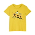 thumbnail image 1 of RXIRUCGD 2025 Vêtements d'Été pour Enfants T-shirt Imprimé Mode Mignon Col Rond Manches Courtes, 1 of 5