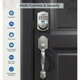 thumbnail image 5 of Veise Fingerprint Smart Lock, Keyless Entry Electronic Deadbolt Lock, Electric Door Locks Keypad, Satin Nickel, 5 of 8