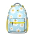 thumbnail image 1 of Floral Daisy Pattern Backpack - Vintage & Stylish with Mesh Shoulder Straps for Comfort, 1 of 6