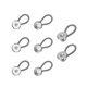 thumbnail image 2 of 20 PCS 10MM Metal Elastic Collar Extenders Button Extenders for Shirt Dress Trousers Coat Collars, 2 of 3