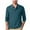 Light Blue, variant on Men's Golf Pullover Shirt Solid Color Collared Button-Down Loose Fit Top for Men, Long Sleeve Base Layer Casual Sportswear