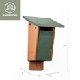 thumbnail image 3 of Outdoor Leisure Products,  Model GM22TGC Blue Bird House, Made of High Density Poly Resin, Finished in Turf Green and Cedar, Post or Wall Mount, 3 of 6