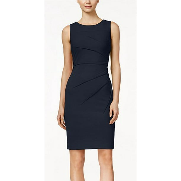 Calvin Klein Calvin Klein Sunburst Sheath Dress Indigo 6 0266