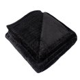 thumbnail image 3 of 24 Pack of Bulk Wholesale 60”L x 50”W Chenille 250 GSM Throw Blankets for Fall, Winter, Spring, Summer, Beds, Couches, Loveseats and Pets in Black, 3 of 9