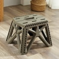 thumbnail image 3 of Mosiee Sturdy Outdoor Folding Stool: Lightweight, High Load Capacity & Versatile Use!, 3 of 9