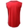 thumbnail image 2 of Ma Croix Mens Casual Sleeveless Baseball Jersey Team Vest, 2 of 6