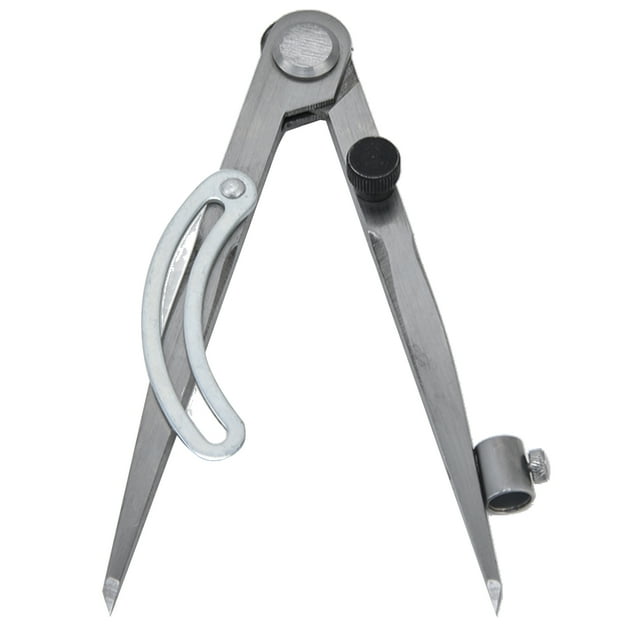 Wing Divider Compass, Lockable Adjustable Steel with Incisive Tip Wing Leather Compass, Suitable for Woodworking, Geometry, Metal Work and Leather Work
