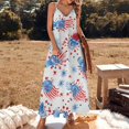 thumbnail image 2 of 4th of July Design Sleeveless Dress Woman Fashion Long Dresses Women's Summer Suit Dress 2025, 2 of 7