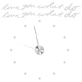 thumbnail image 3 of Innovador reloj de pared DIY elegante espejo superficie pegatina reloj moderno decoración del hogar Plata, 3 of 8