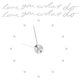 thumbnail image 3 of Innovador reloj de pared DIY elegante espejo superficie pegatina reloj moderno decoración del hogar Plata, 3 of 8