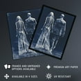 thumbnail image 2 of Until Death Do Us Part Skeletal Love Extra Large XL Wall Art Poster Print, 2 of 5