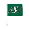 thumbnail image 1 of The Sports Vault Saskatchewan Roughriders Drapeau D'Auto, 1 of 1