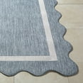 thumbnail image 2 of Hauteloom Varro Living Room, Bedroom Patio Outdoor Area Rug - Traditional - Blue, Cream - 6'7" x 9', 2 of 6