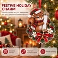 thumbnail image 5 of Christmas Money Holder Ornament, Acrylic Cash Gift Holder, Colorful Holiday Design with Cash Slot for Holiday Gift Giving, Hanging Decor for Christmas Tree Wreath Mantel, 5 of 7