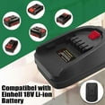 thumbnail image 3 of Adaptador para Ein*HELD Convertidor de Batería Li-ion de 18V a para Bos*ch Herramienta Eléctrica PBA de 18V, 3 of 7