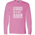 thumbnail image 3 of Inktastic RAISED in a BARN in White Long Sleeve T-Shirt, 3 of 5
