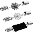 thumbnail image 1 of 3Pcs Cinch Clips Vintage Sweater Clips Dress Clips Back Cinch Elastic Shawl Clips Cardigan Collar Clips Fit Dress Cinch Clip Pant Cintura Tightener Clips Ropa para Mujeres (3 Estilos), 1 of 4