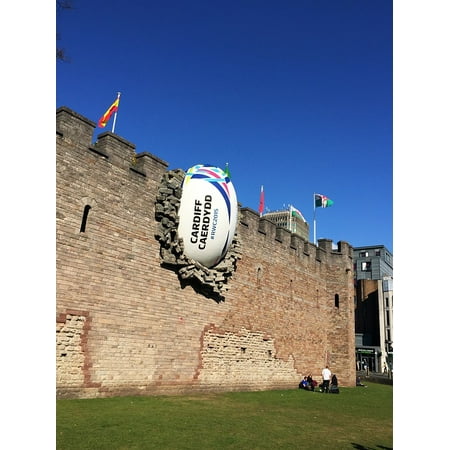 - LAMINATED POSTER United Kingdom Cardiff Rugby Castle Wales Wall Poster Print 24 x 36
