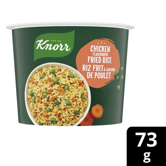 Contenant de Riz Knorr Riz Frit à Saveur de Poulet 73g Contenant de Riz