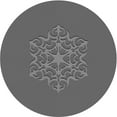 thumbnail image 1 of Ahgly Tapis Rond Lavable en Machine Intérieur Transitionnel Gris, 6 Pieds Rond, 1 of 7