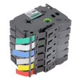 thumbnail image 1 of 12mm Label Maker Tape, Small Portable 6Pcs Label Tape High Toughness  For Badges 6 Colors In A Box, 1 of 8