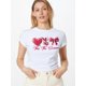 thumbnail image 1 of Women'S Valentine'S Day Casual T-Shirt, Polyester 95% Elastane 5%, Crew Neck, Short Sleeve, Slight Stretch, 180gsm, Knit Fabric, Love Cupid Bow Print, All Season Tee Tee For Adult, Men, Women, Teen,, 1 of 5